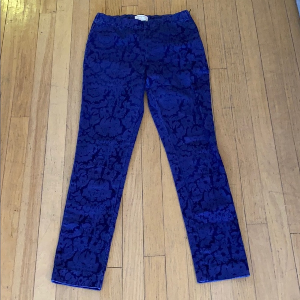 Anthropologie essential skinny velvet pants